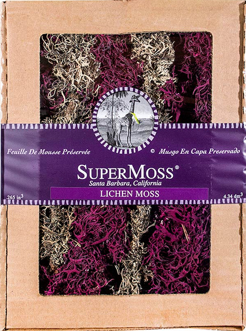 Super Moss Branched Parmelia 8 oz - Orchid Supply Store